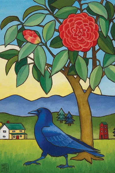Stacey Neumiller: Camelia And Crow by Stacey Neumiller