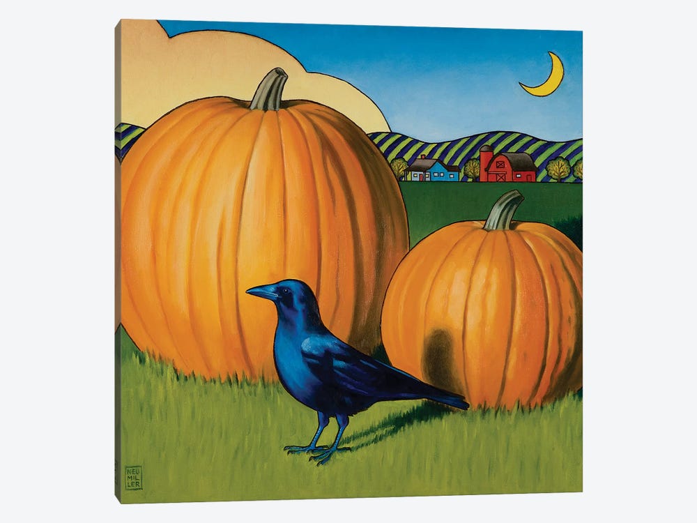 Crow's Harvest by Stacey Neumiller 1-piece Canvas Artwork