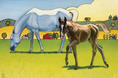 Curious George by Stacey Neumiller canvas print