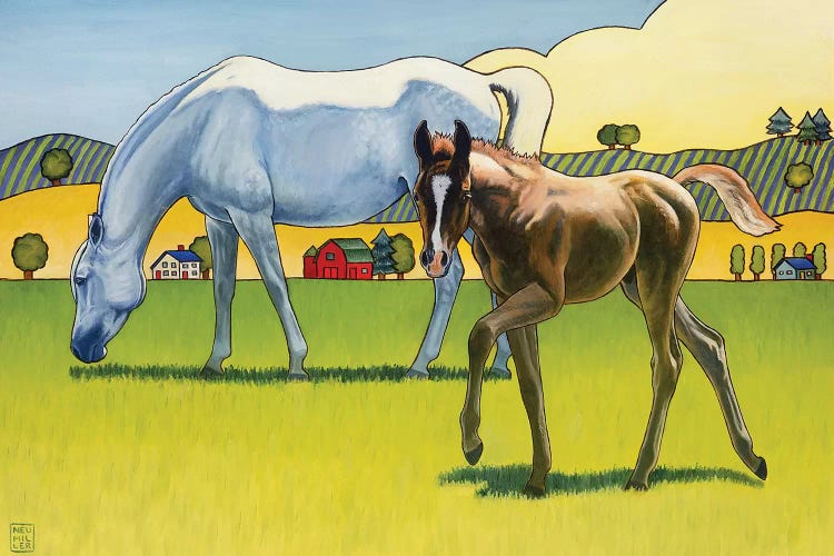 Curious George by Stacey Neumiller wall art