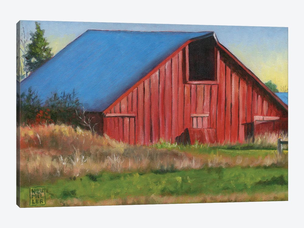 Darst Barn by Stacey Neumiller 1-piece Canvas Wall Art