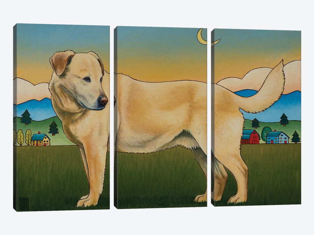 Good Morning Hancho by Stacey Neumiller 3-piece Canvas Print