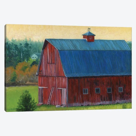 Henry Strong Barn Canvas Print #SNM41} by Stacey Neumiller Canvas Art Print