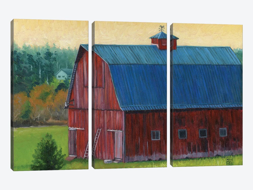 Henry Strong Barn by Stacey Neumiller 3-piece Art Print
