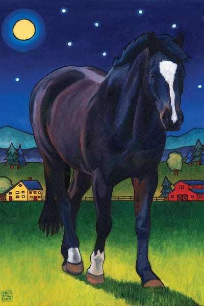 Midnight Horse by Stacey Neumiller art print