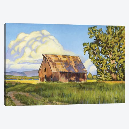 Olsen Barn Canvas Print #SNM59} by Stacey Neumiller Canvas Art