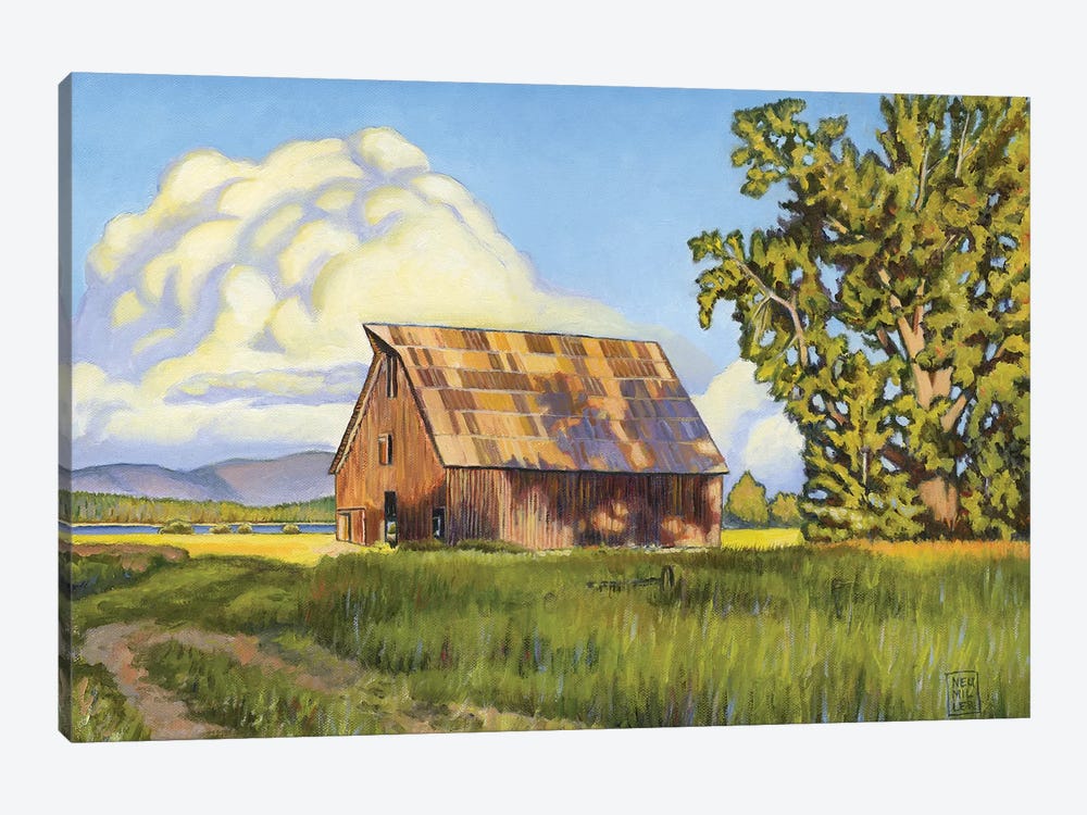 Olsen Barn by Stacey Neumiller 1-piece Canvas Artwork