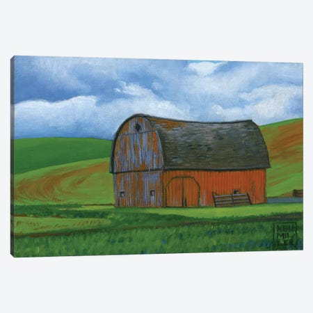 Palouse Barn I Canvas Print #SNM60} by Stacey Neumiller Canvas Art Print