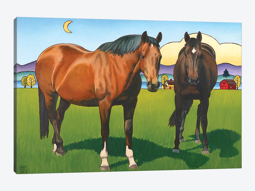 Pasture Pals I by Stacey Neumiller 1-piece Canvas Print