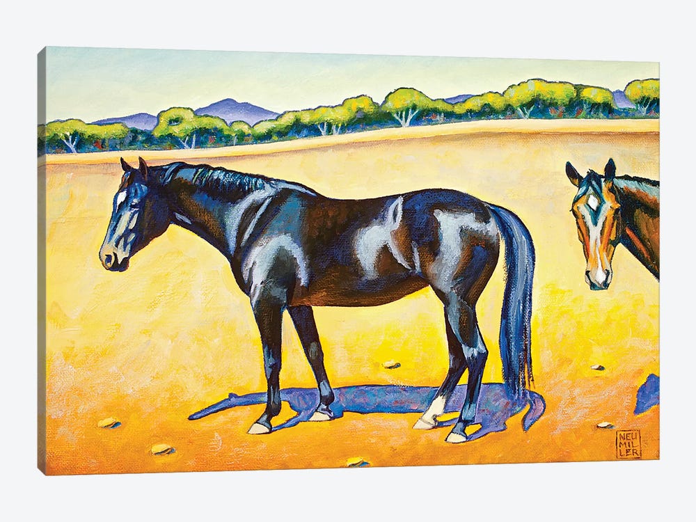 Pasture Pals II by Stacey Neumiller 1-piece Canvas Artwork