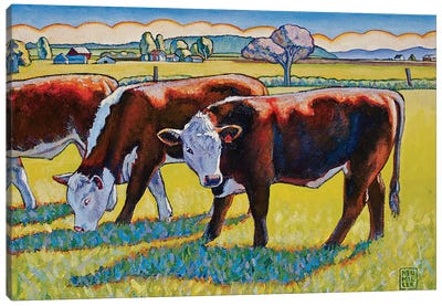 Prairie Lunch Canvas Art Print - Stacey Neumiller