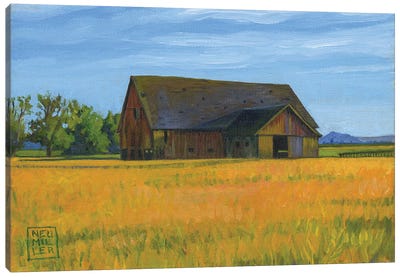 Skagit Valley Barn Canvas Art Print - Stacey Neumiller
