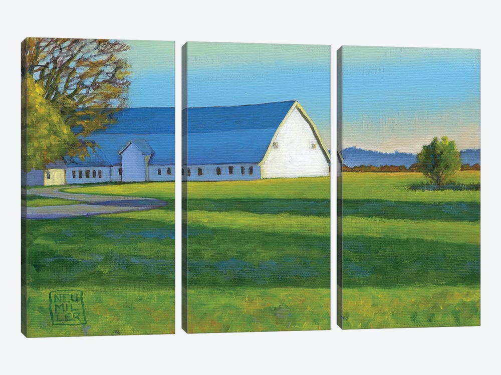 Skagit Valley Barn I by Stacey Neumiller 3-piece Canvas Wall Art