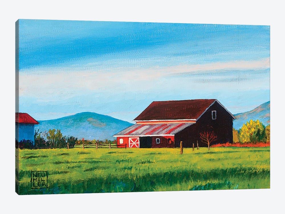 Skagit Valley Barn II by Stacey Neumiller 1-piece Canvas Art Print