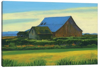 Skagit Valley Barn IV Canvas Art Print - Stacey Neumiller