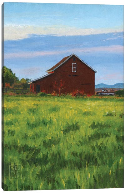 Skagit Valley Barn V Canvas Art Print - Barns