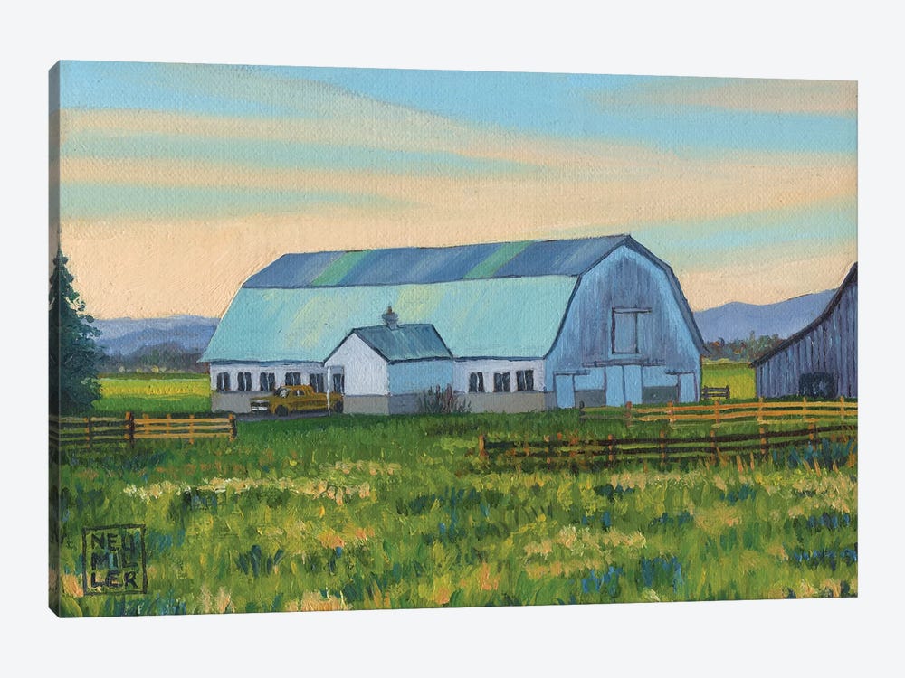 Skagit Valley Barn X by Stacey Neumiller 1-piece Canvas Artwork