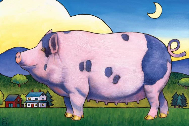 Small Pig by Stacey Neumiller wall art