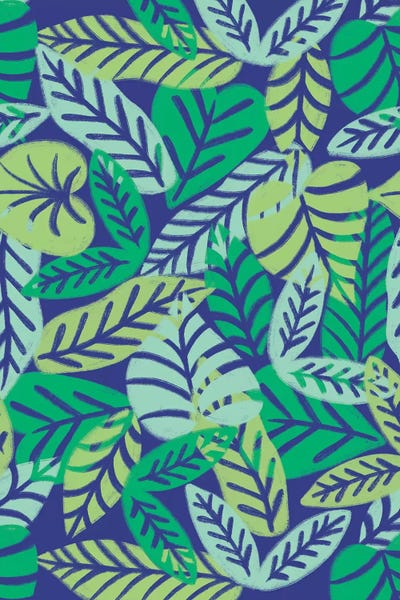 Abstract Flora II by Taylor Shannon canvas print