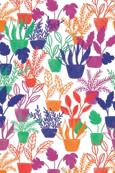 Abstract Flora III by Taylor Shannon canvas print