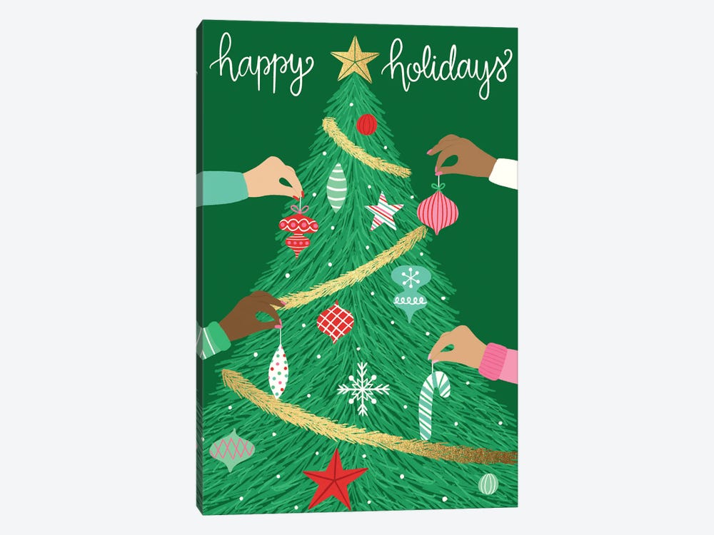 Happy Holidays by Taylor Shannon 1-piece Canvas Art Print