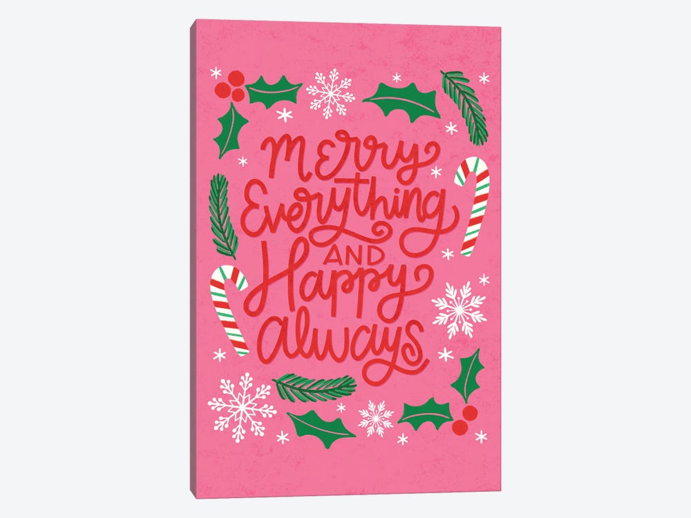 Merry Everything by Taylor Shannon 1-piece Canvas Artwork