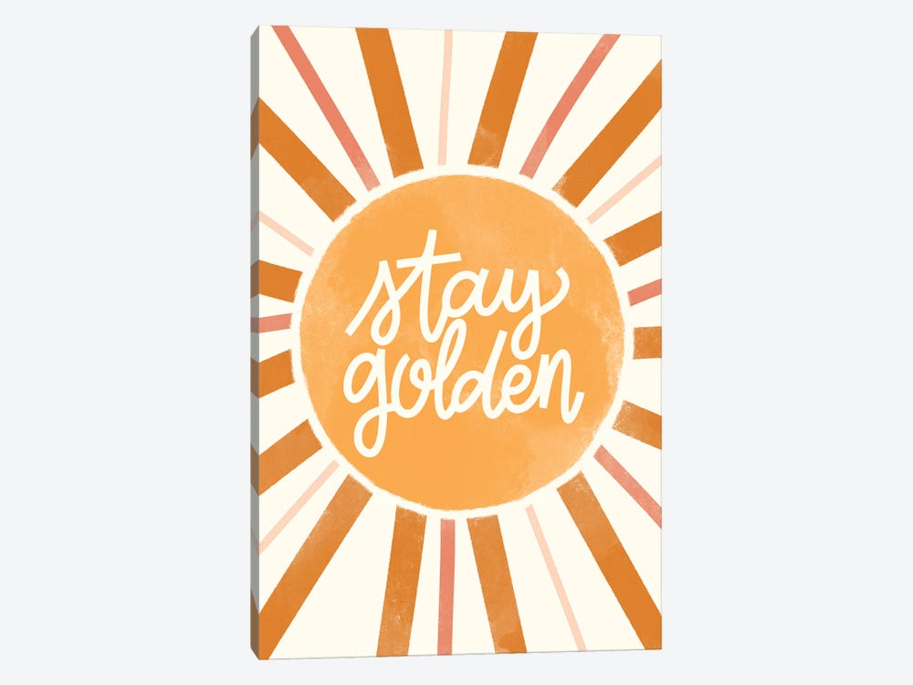 Stay Golden by Taylor Shannon 1-piece Canvas Artwork