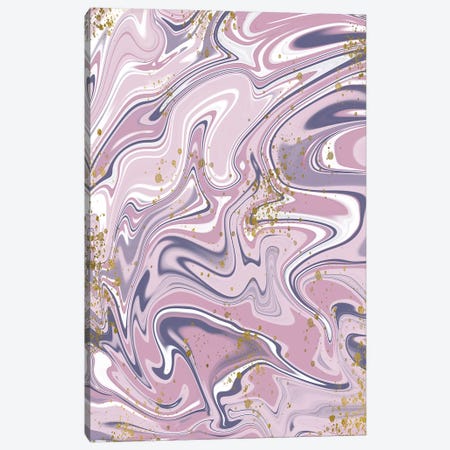 Gold Foil Purple Marble II Canvas Print #SNN2} by Taylor Shannon Canvas Wall Art