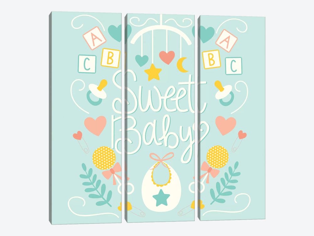 Sweet Baby by Taylor Shannon 3-piece Art Print