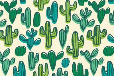 Cute Cacti II by Taylor Shannon canvas print