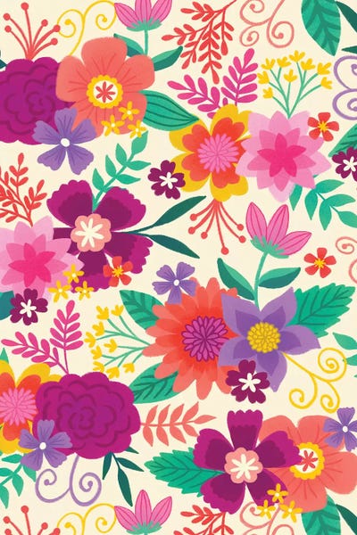 Taylor Shannon: Joyful Blooms I by Taylor Shannon
