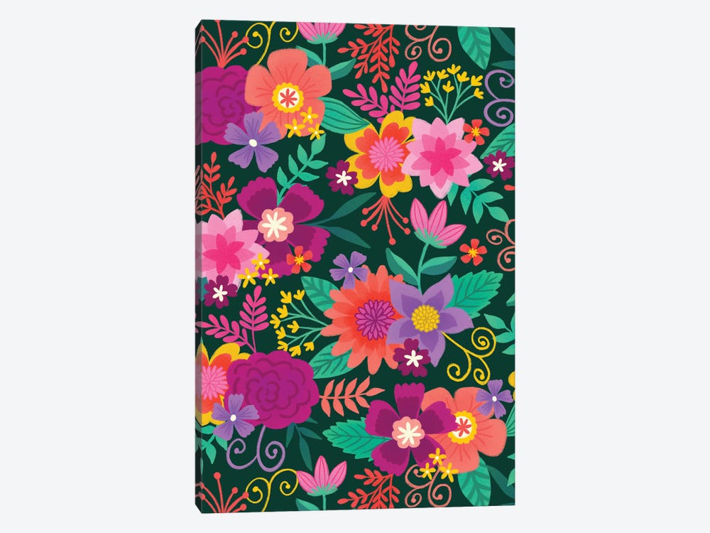 Joyful Blooms II by Taylor Shannon 1-piece Canvas Art Print