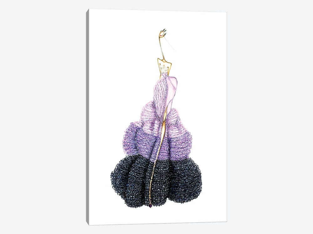 Givenchy Purple by Sofie Nordstrøm 1-piece Canvas Print