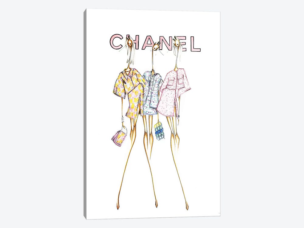 Chanel Cover by Sofie Nordstrøm 1-piece Canvas Art Print