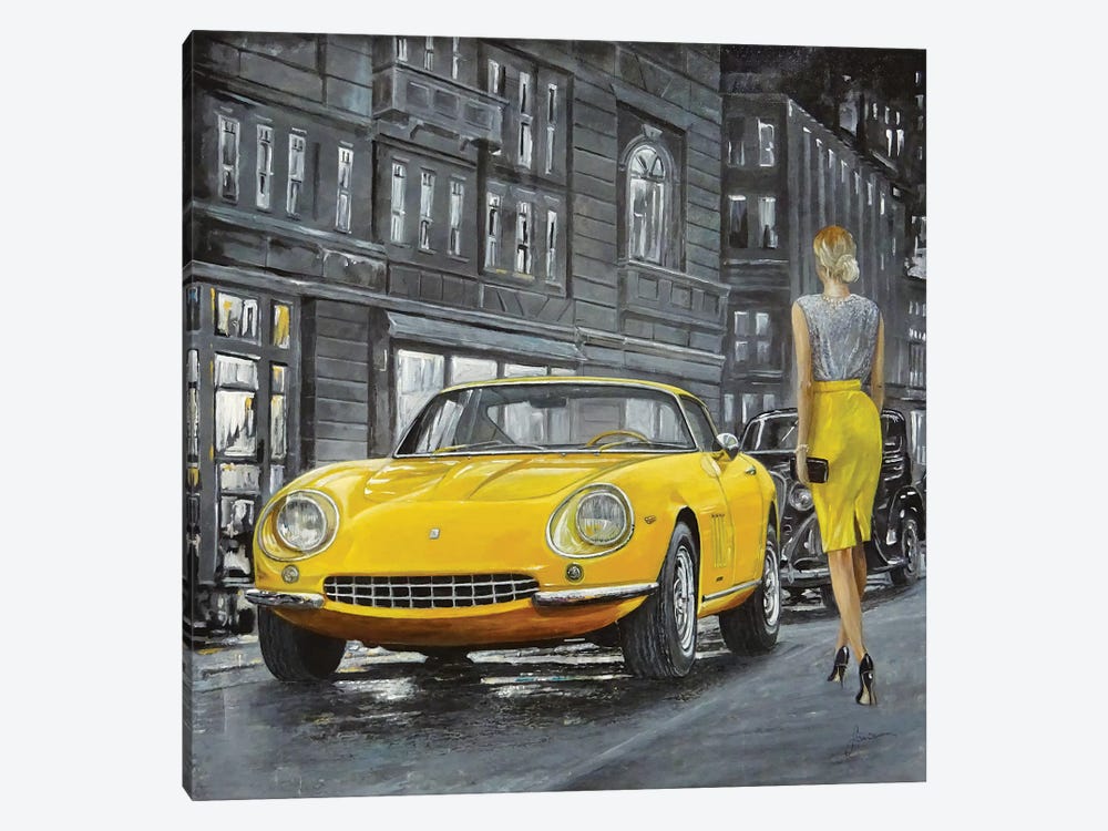 1965 Ferrari 275 GTB by Sinisa Saratlic 1-piece Canvas Print