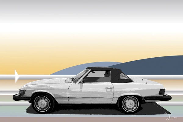 By Land: Old Mercedes by Sinisa Saratlic