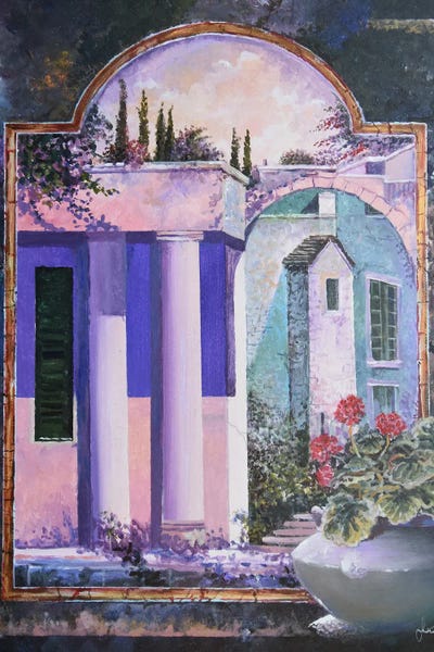 Old Passage by Sinisa Saratlic framed canvas print