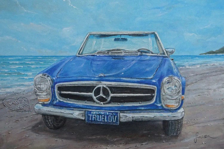 Mercedes Pagoda by Sinisa Saratlic wall art