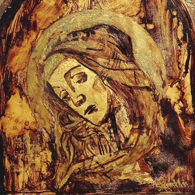 The Madonna Of Medjugorje by Sinisa Saratlic wall art