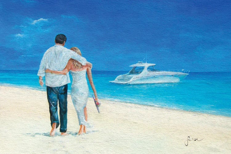 Where The Ocean Kisses The Sky by Sinisa Saratlic canvas print
