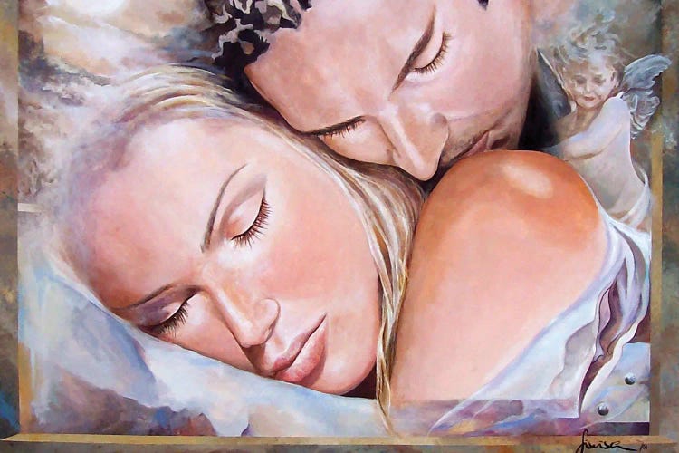 Morning Kiss by Sinisa Saratlic canvas print