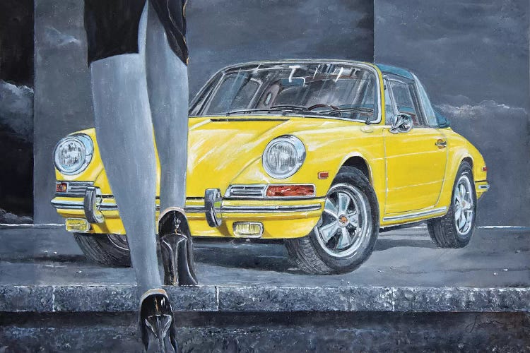 1968 Porsche 911 Targa by Sinisa Saratlic wall art