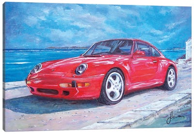 1997 Porsche Carrera S Canvas Art Print - Porsche