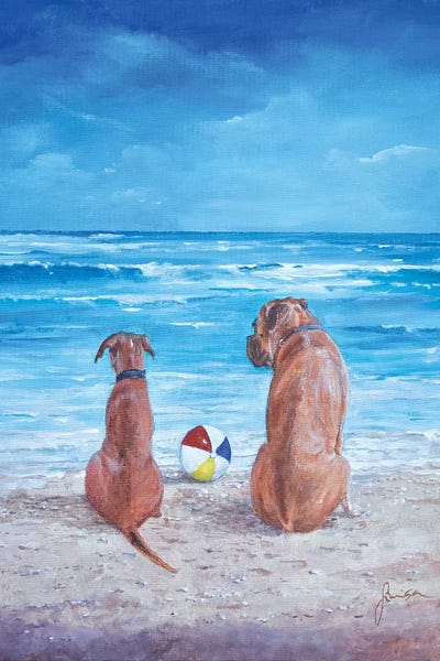 Best Friends by Sinisa Saratlic framed canvas print