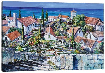 Mediterraneo Canvas Art Print - Sinisa Saratlic
