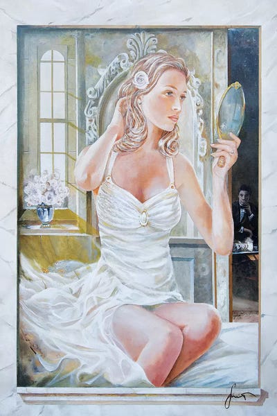 Morning Beauty by Sinisa Saratlic framed canvas print