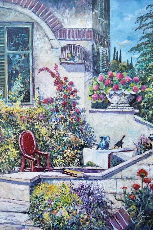 On The Porch by Sinisa Saratlic wall art