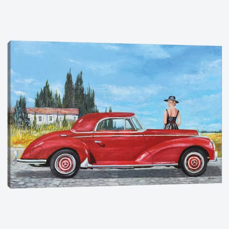 1957 Mercedes-Benz 300 Coupe Canvas Print #SNS5} by Sinisa Saratlic Canvas Print