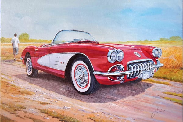 Chevrolet: 1959 Chevrolet Corvette Cabriolet by Sinisa Saratlic
