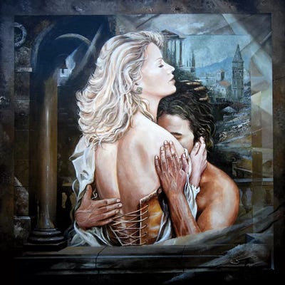 Take Me by Sinisa Saratlic framed canvas print